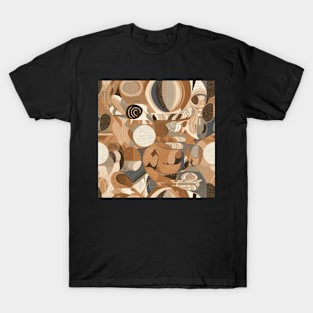 Earth Tone Pattern T-Shirt